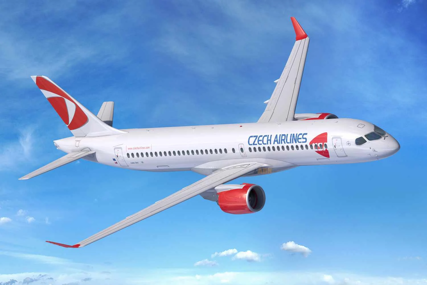 Czech Airlines arrenda quatro A220-300 para retomar sua malha aérea