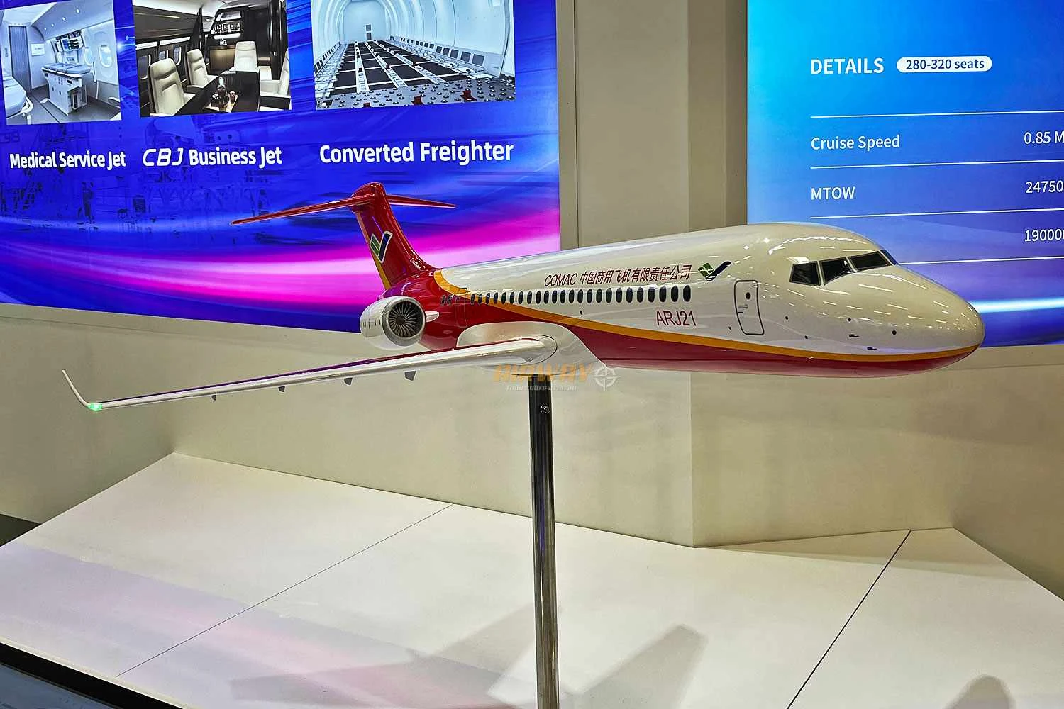 Jato regional ARJ21 já teve mais de 100 aeronaves entregues
