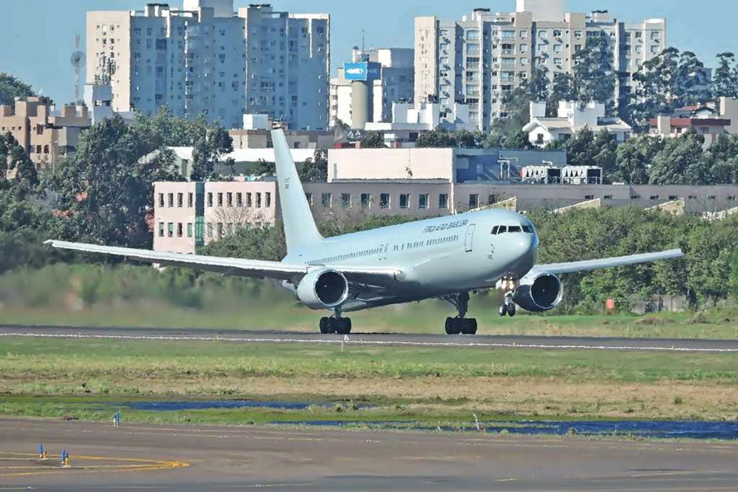 O C-767 operou na FAB por 36 meses. Foto: Rafael Luiz Canossa via Wikimedia Commons.