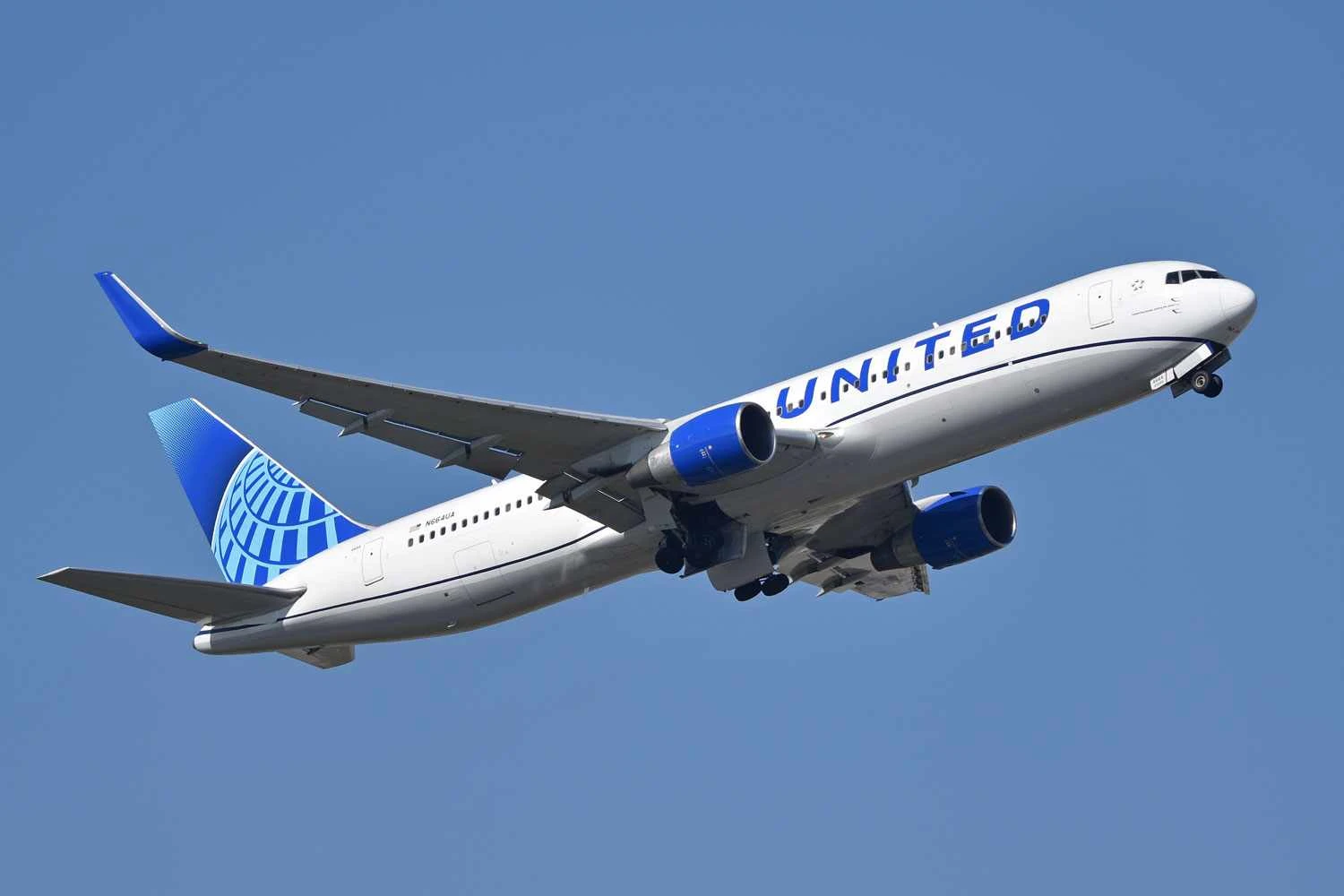 Boeing 767-300 da United Airlines (Alan Wilson)