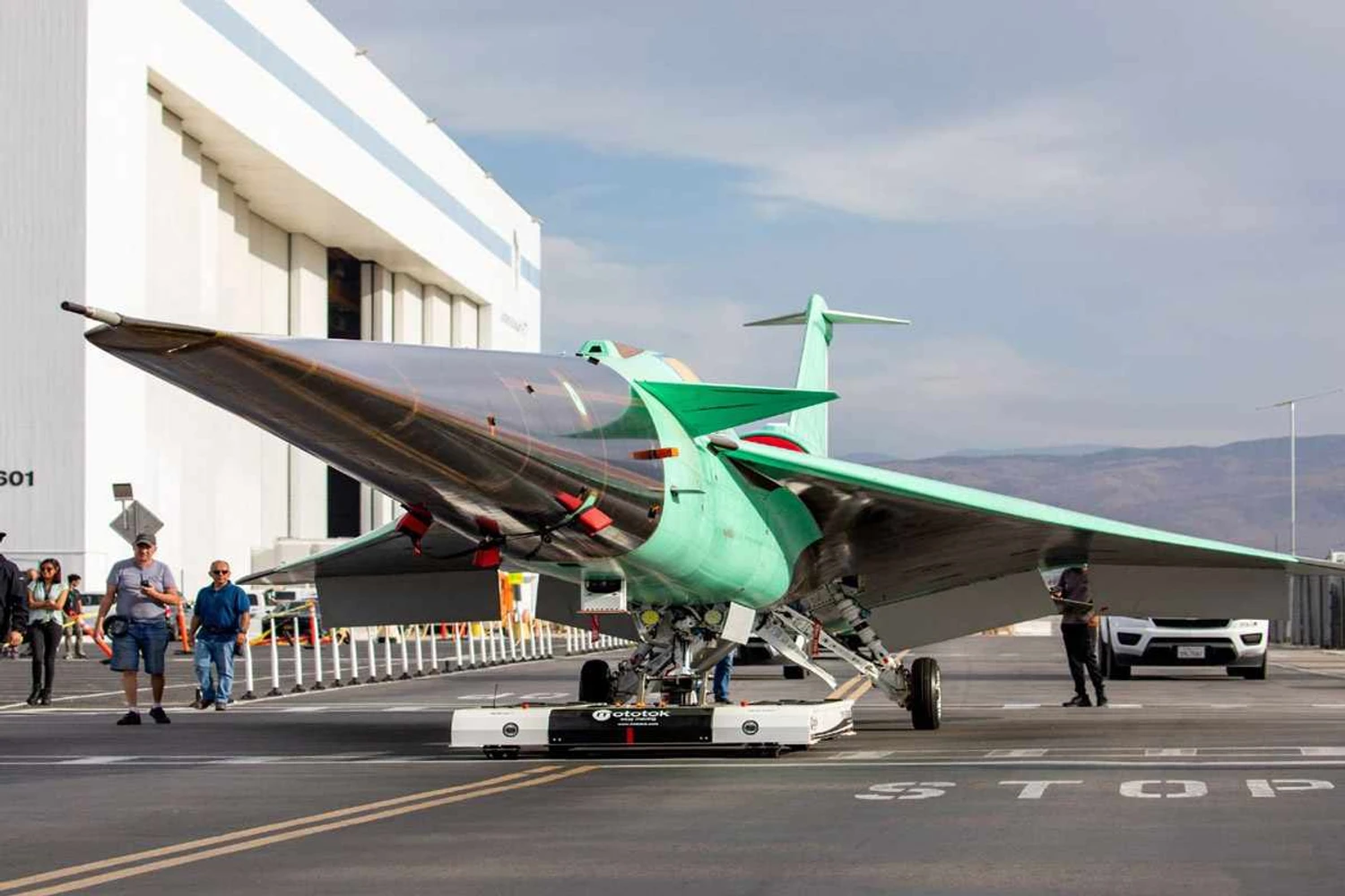 Demonstrador supersônico: X-59 é projetado para voar a velocidade máxima de 1.510 km/h (Lockheed Martin)