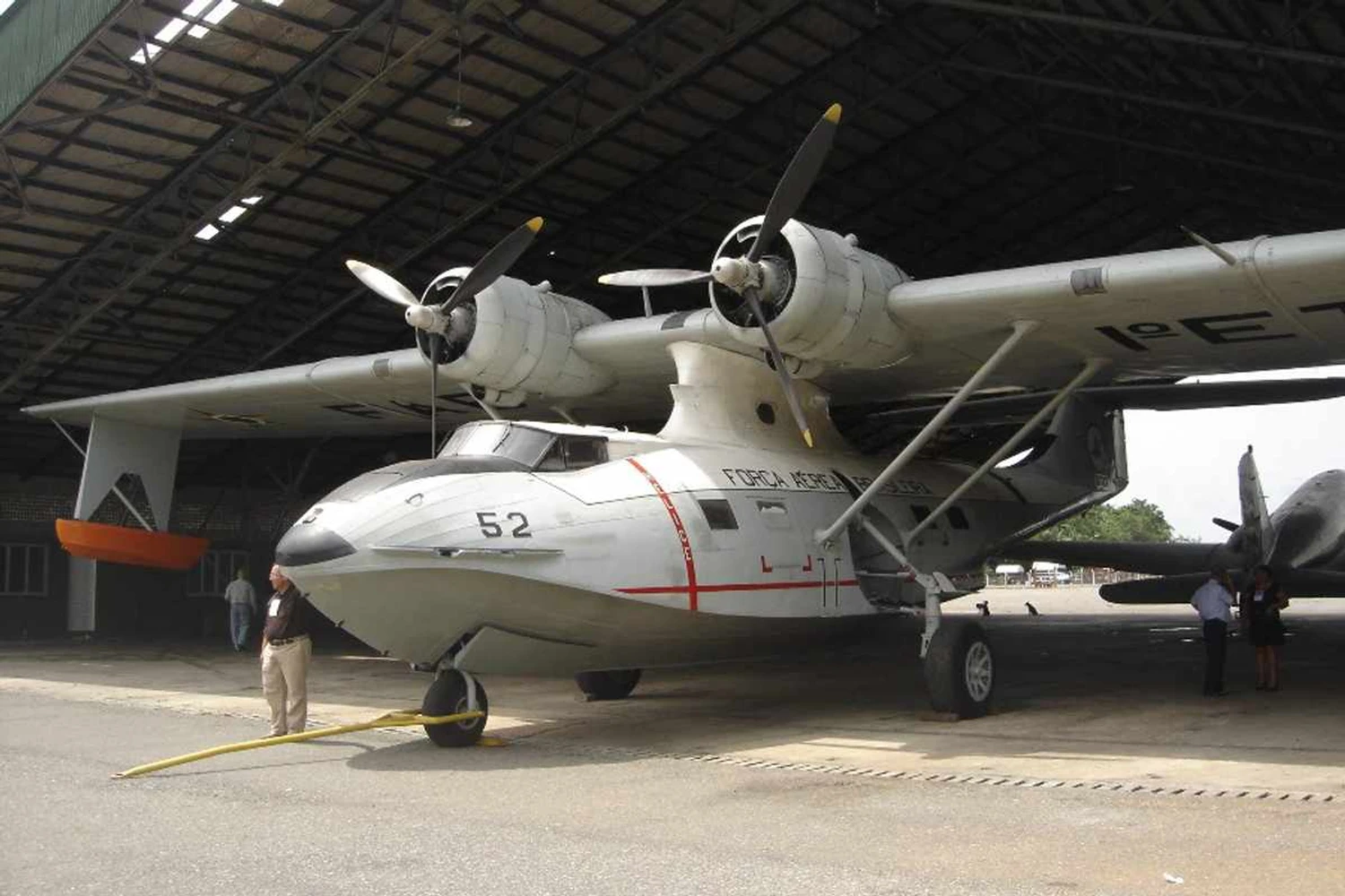 O MUSAL, no Rio de Janeiro, tem um PBY Catalina preservado (FAB)