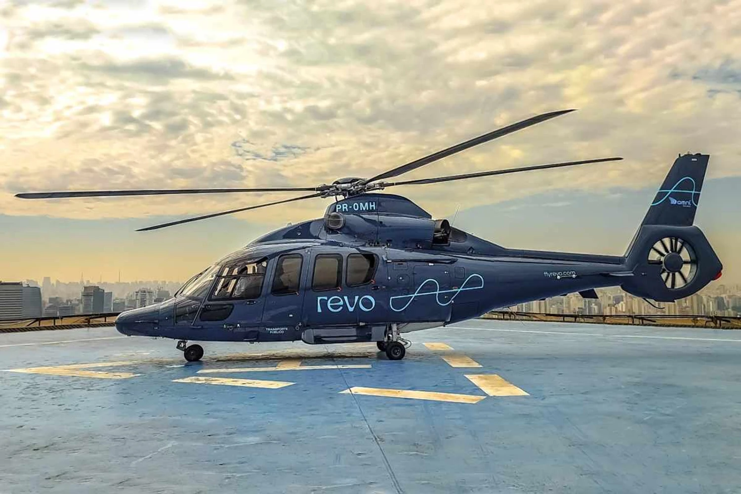 Airbus H155 da Revo: helicóptero bimotor leva até oito passageiros (Revo)