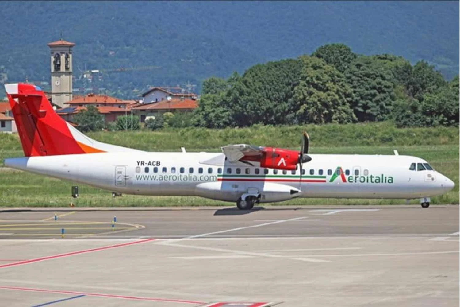 ATR 72 da Aeroitalia (Divulgação)