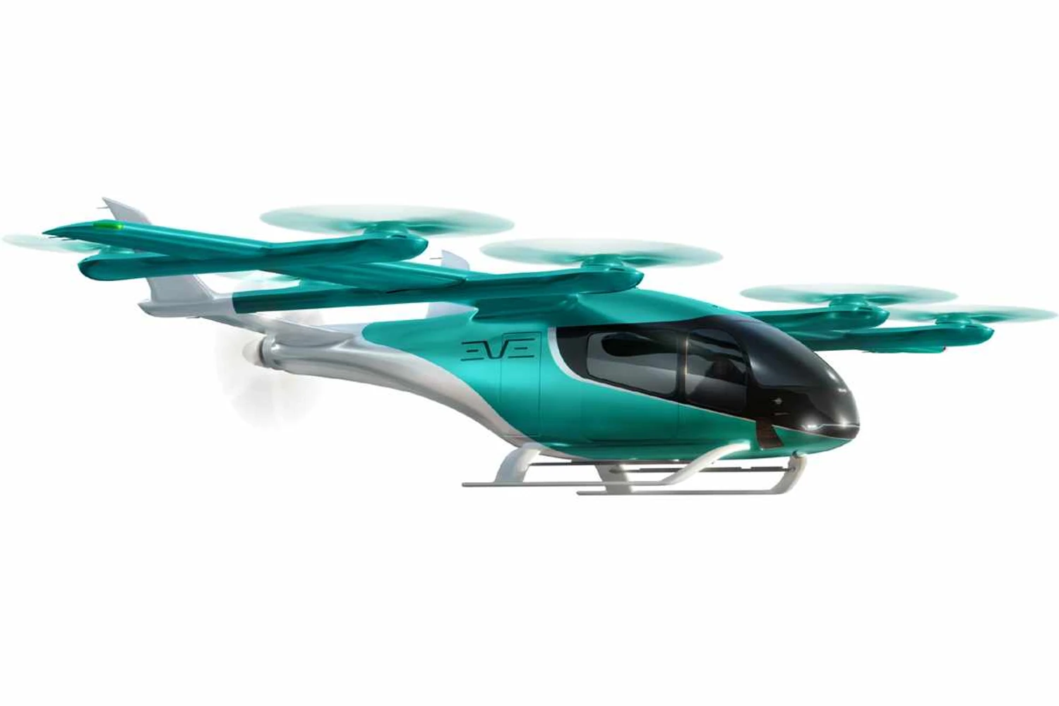 eVTOL da Eve deve chegar ao mercado em 2026 (Embraer)
