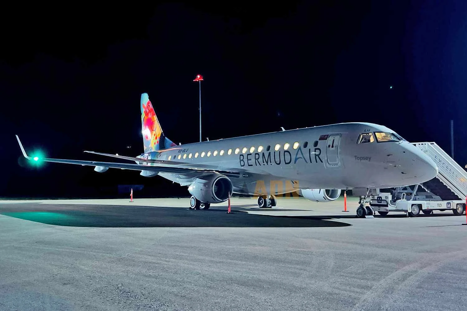 Nova cliente da Embraer, BermudAir recebe seu primeiro jato E175