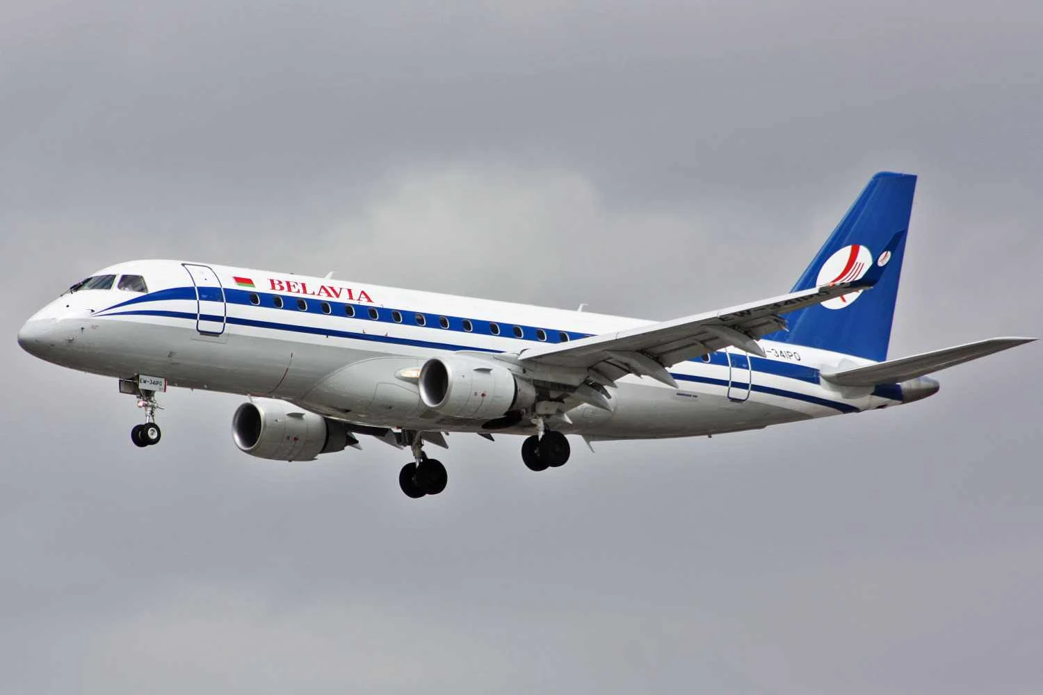 The aircraft flew before with Belavia (MercerMJ)