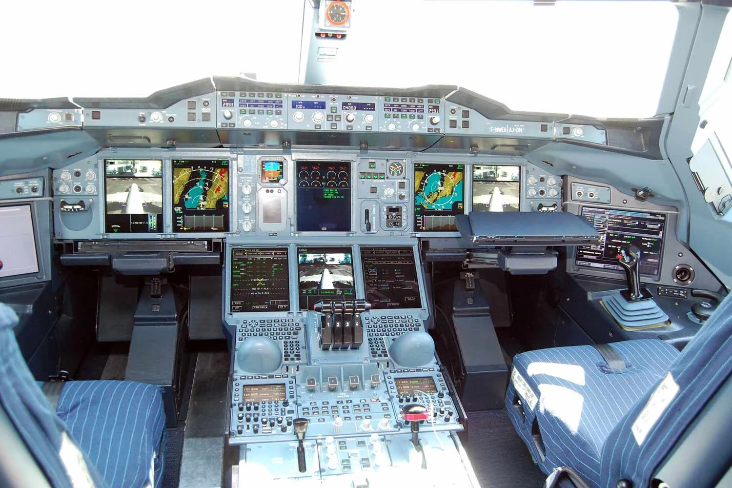 Cockpit do A380 (Todd Lappin)
