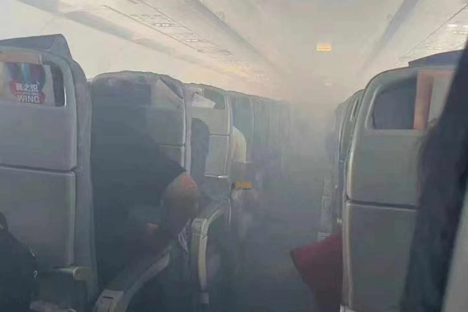 Fumaça na cabine (Reprodução)