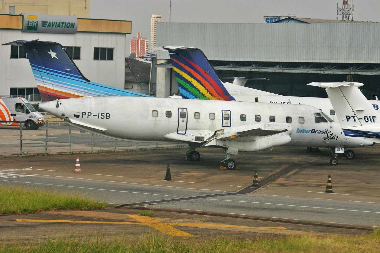 A InterBrasil STAR não teve seu potencial de integração com as linhas da TransBrasil como se imaginava. Foto: Aeroprints