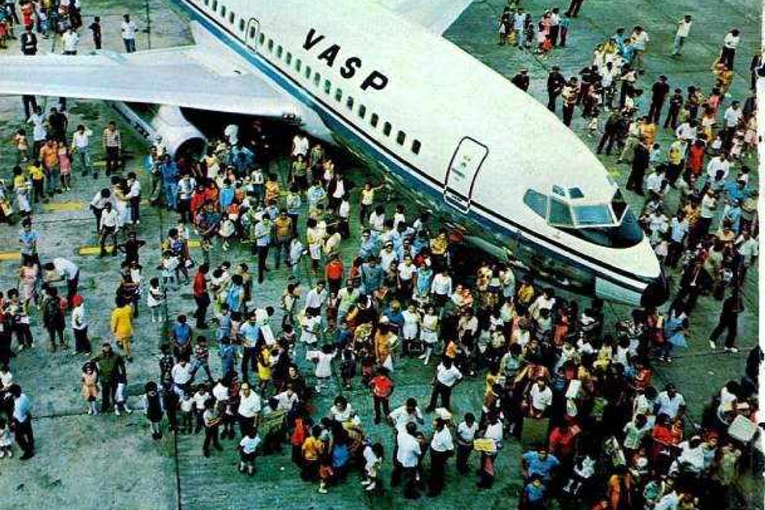 Se 737 era onipresente nos voos doméstico entre 1970 e 2000, é graças à VASP. Foto: Reprodução.