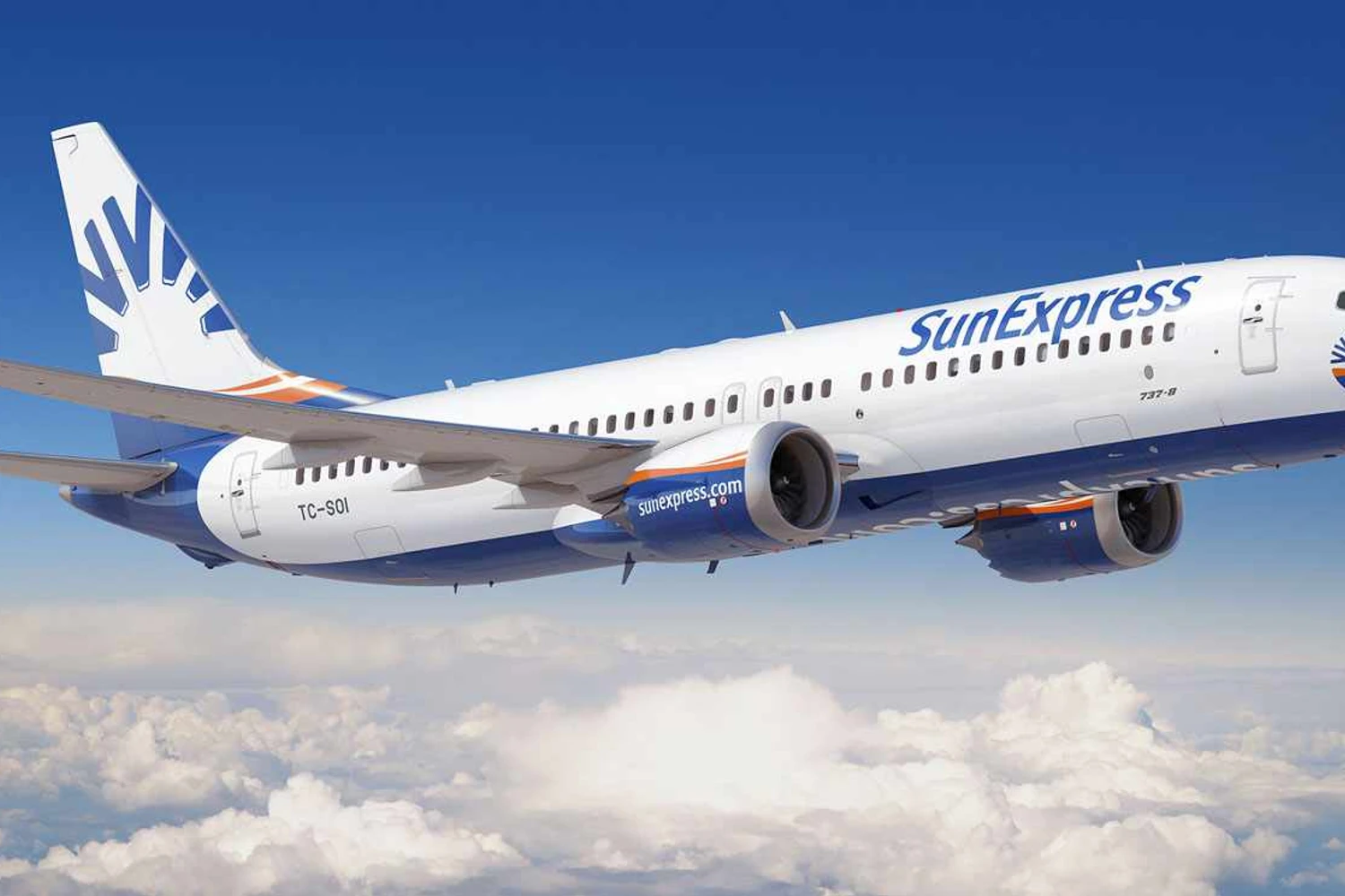 A SunExpress receberá 45 novos 737 das versões Max 8 e Max 10 (Boeing)