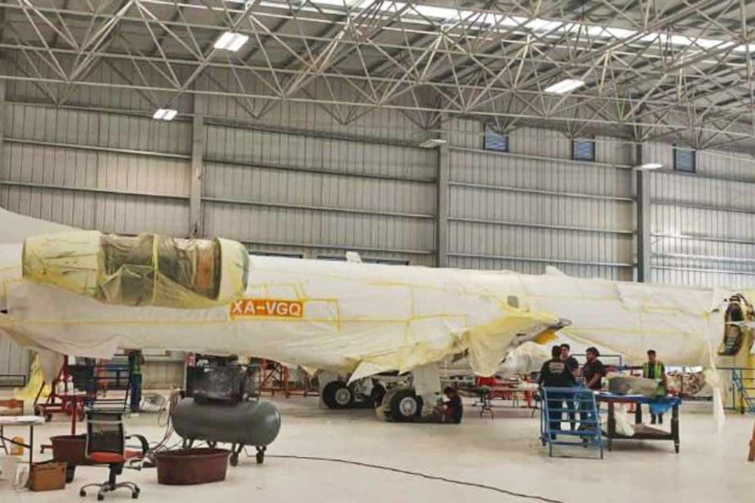 Aeronave de matrícula XA-VGQ será usada no processo de certificação de operador aéreo (Xime G.I)