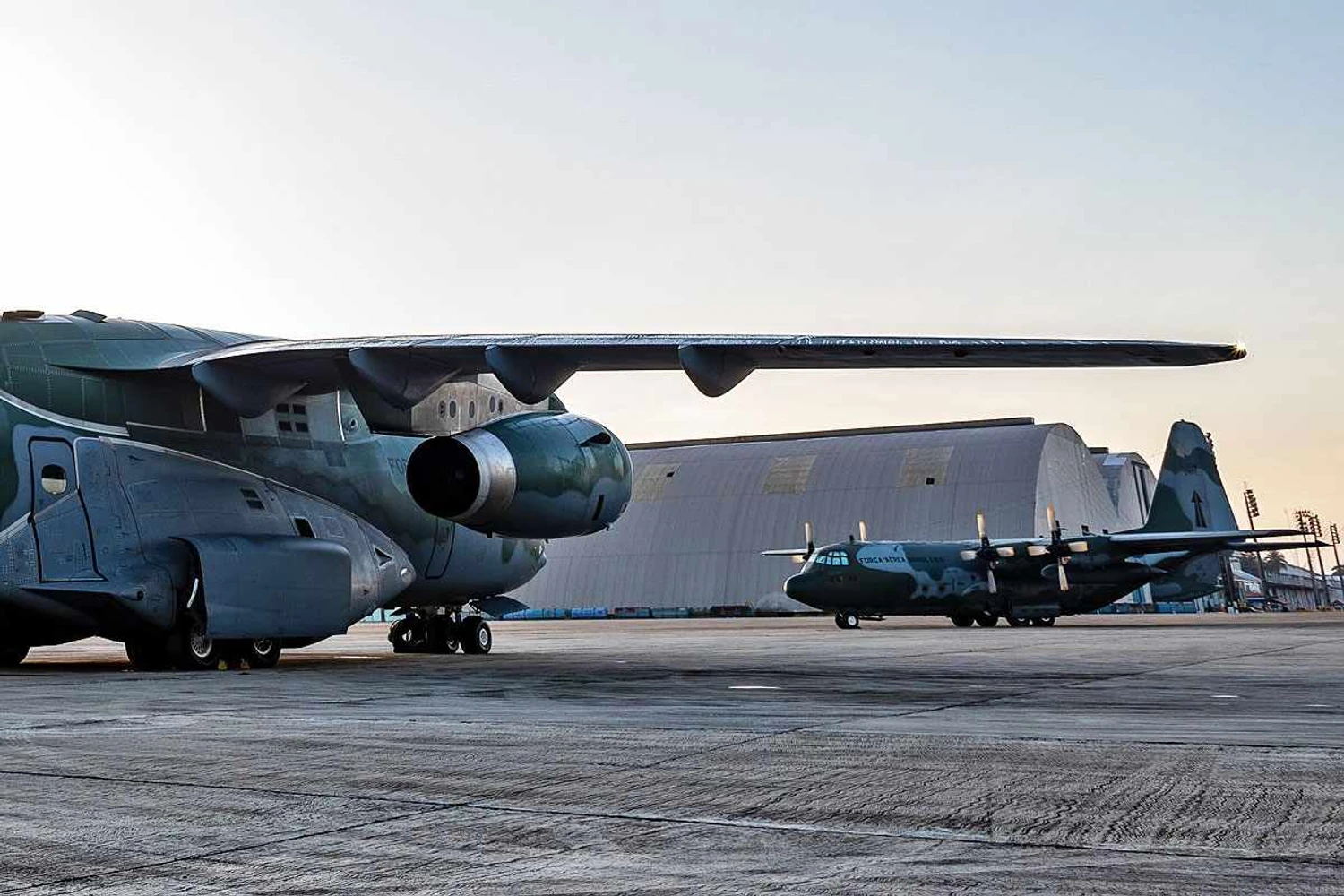 Brazilian Air Force KC-390 and C-130 (FAB)