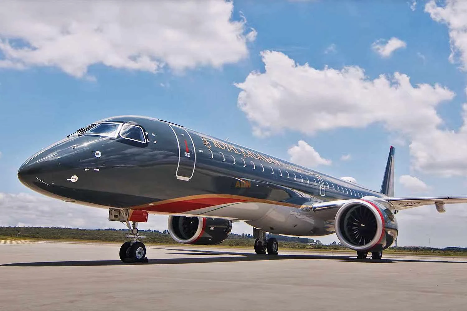O E195-E2 da Royal Jordanian terá 120 assentos (Embraer)