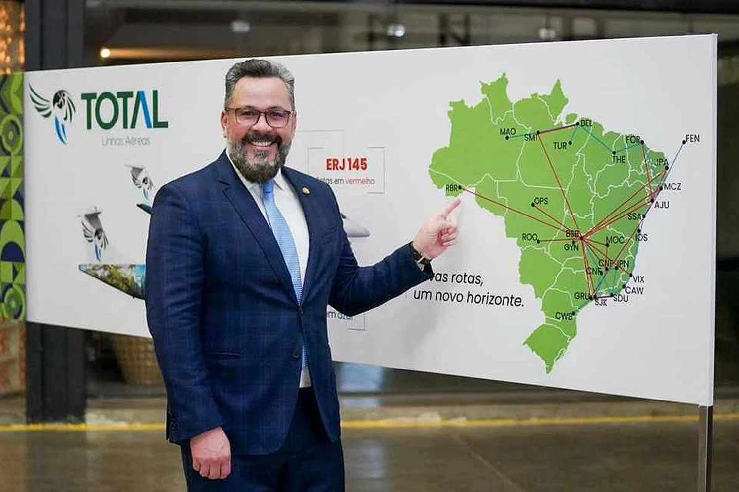 O senador Alan Rick (Acre) divulgou o encontro em seu perfil no Instagram (Reprodução)