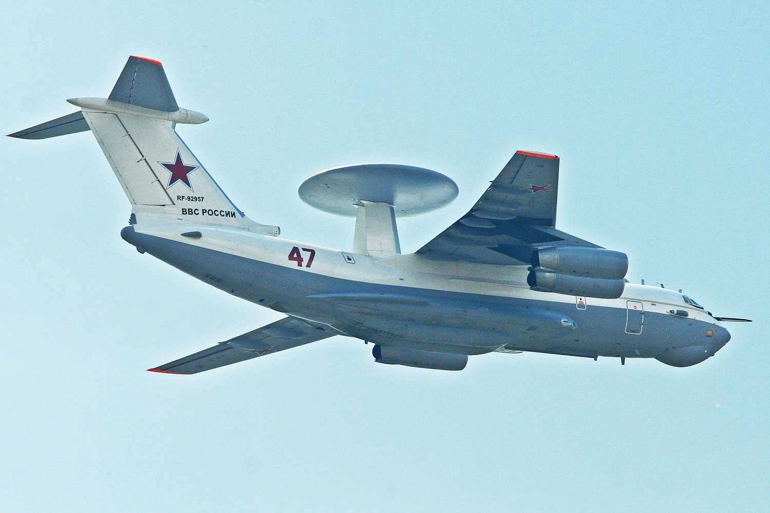 O avião-radar A-50, da Rússia (Alan Wilson)