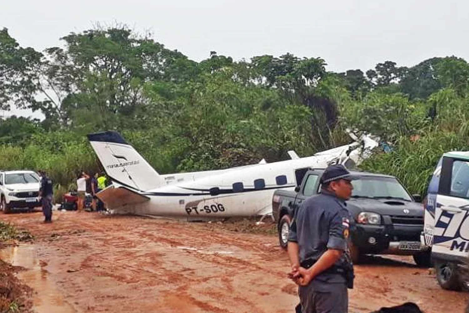 Turboélice Bandeirante da Manaus Táxi Aéreo se acidentou em setembro passado
