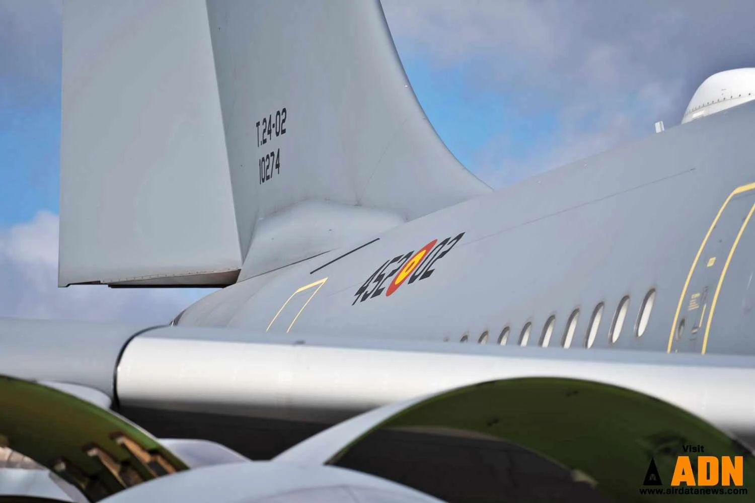 A aeronave foi designada T.24-02 (Airbus)