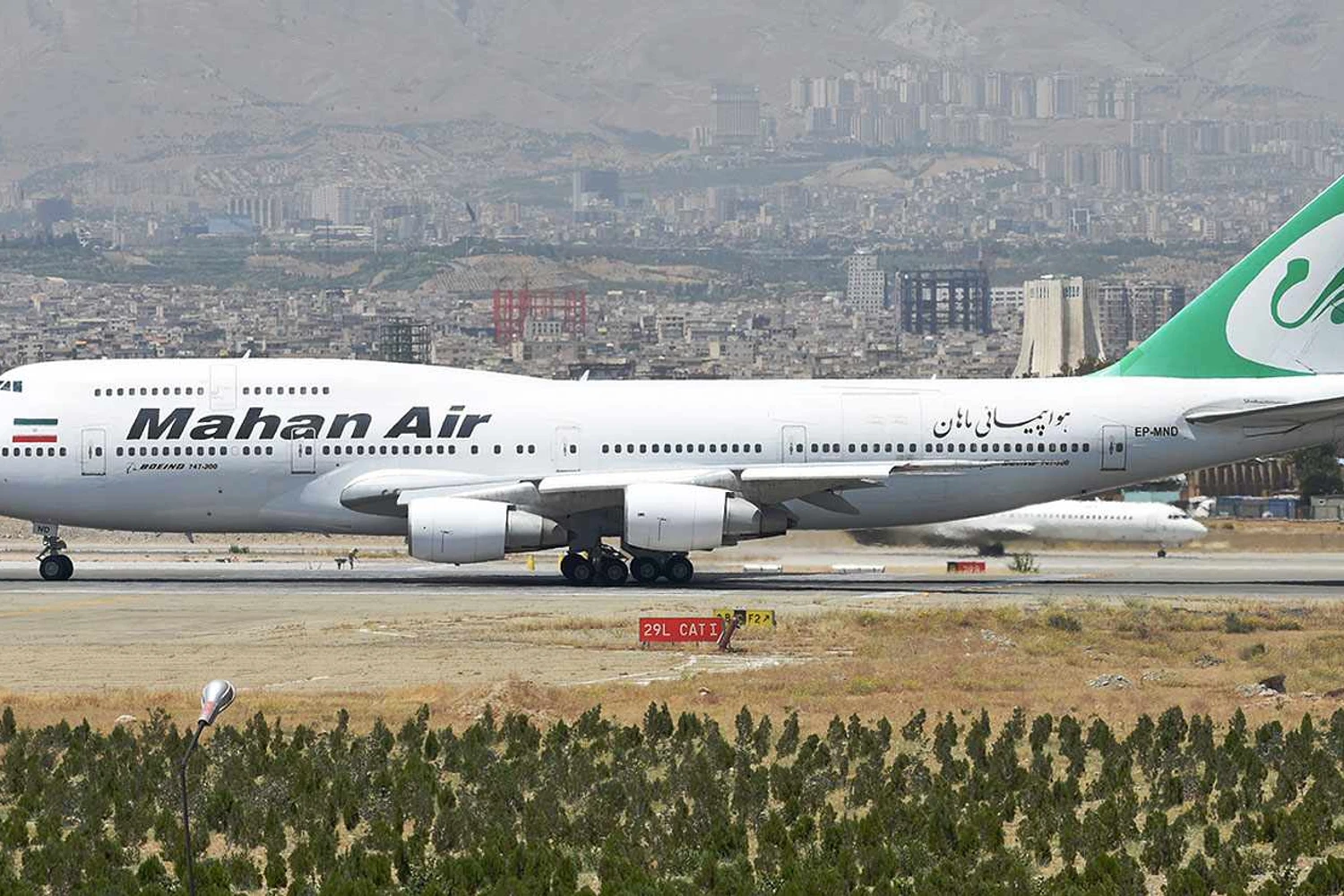 A aeronave foi repassada para a Mahan Air, do Irã, em 2007 (Javidfa)