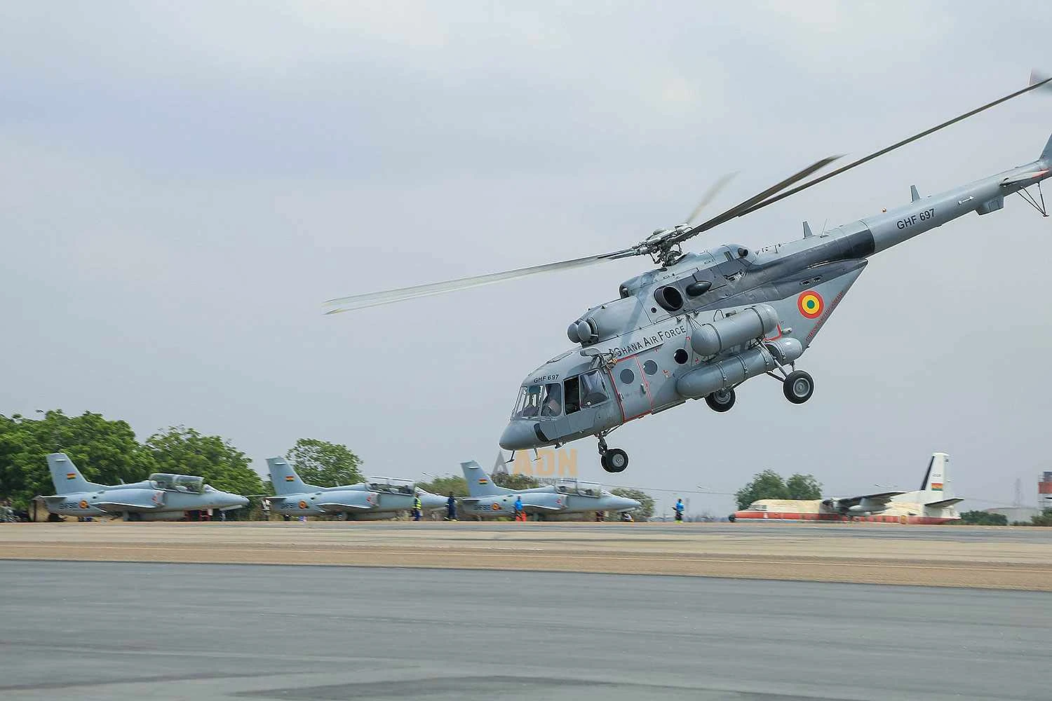 Mi-171 da Força Aérea de Gana (GAF)