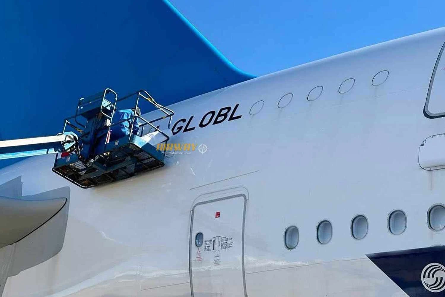 O A380 9H-GLOBL pertenceu à China Southern Airlines (GA)