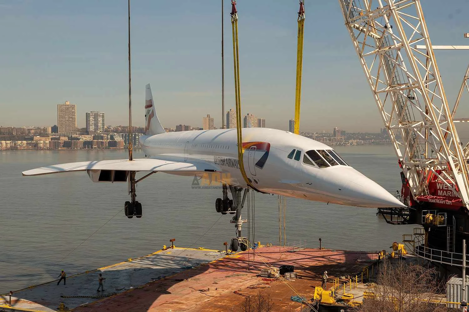 Concorde da British Airways voando nos EUA?
