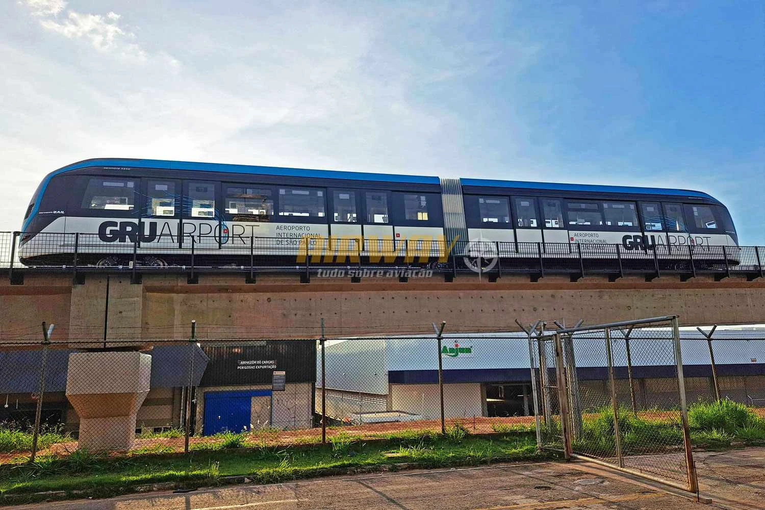 Aeroporto de Guarulhos ganha o primeiro trem do "People Mover"
