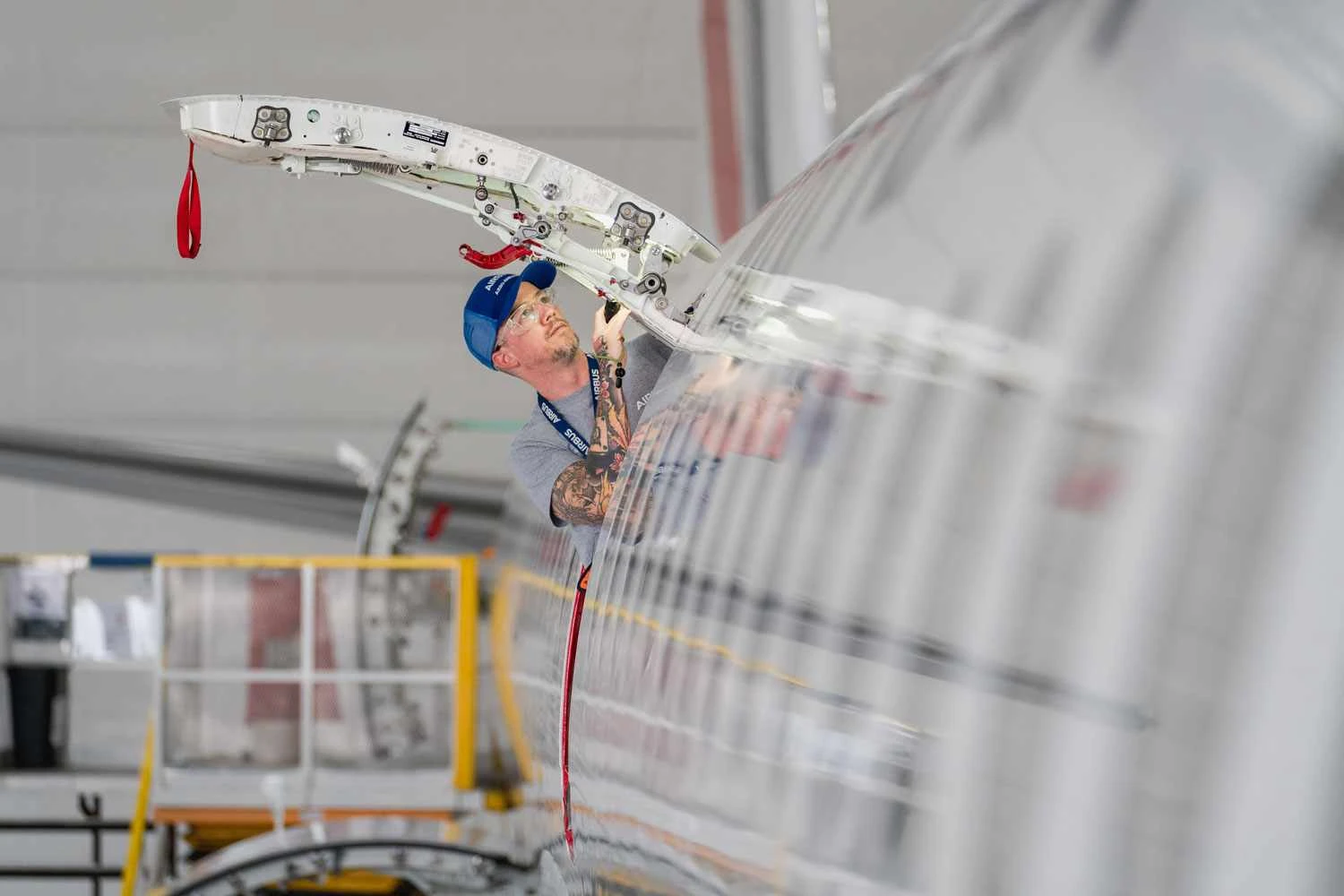 Trabalhador da Airbus no Canad&aacute;