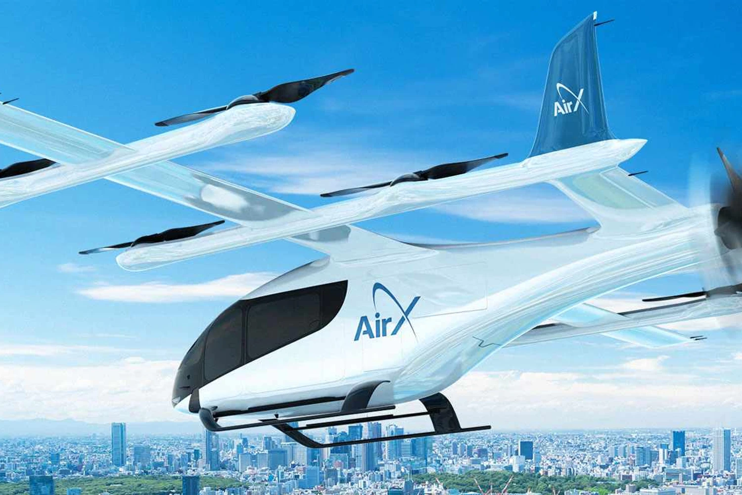 A AirX pode comprar até 50 eVTOLs