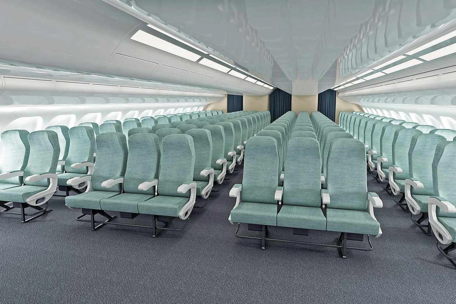 Cabine de passageiros do Frigate Ecojet