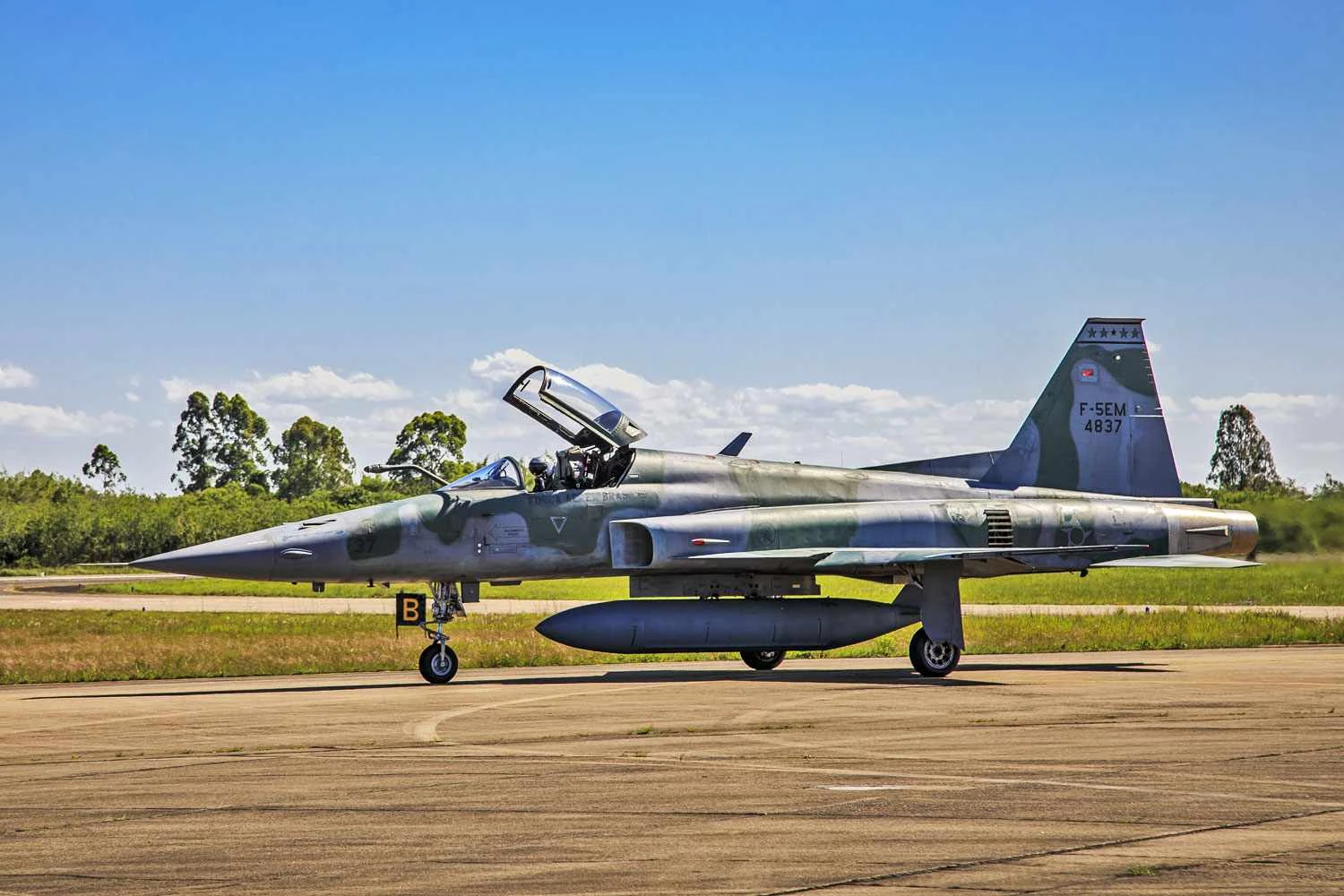 Caças F-5 Tiger II da FAB foram transferidos para a Base Aérea de Santa Maria