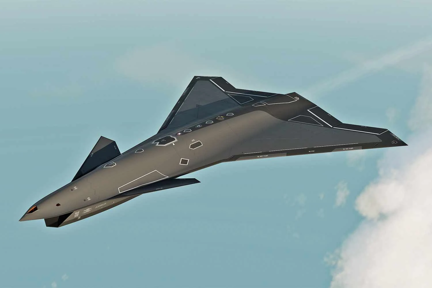 Airbus revela projeto de caça não tripulado "invisível aos radares"