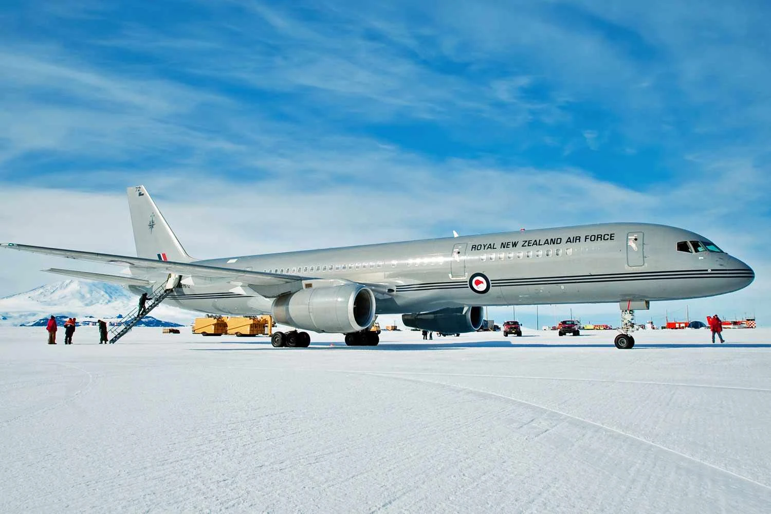 Um dos dois Boeing 757 da Nova Zelândia
