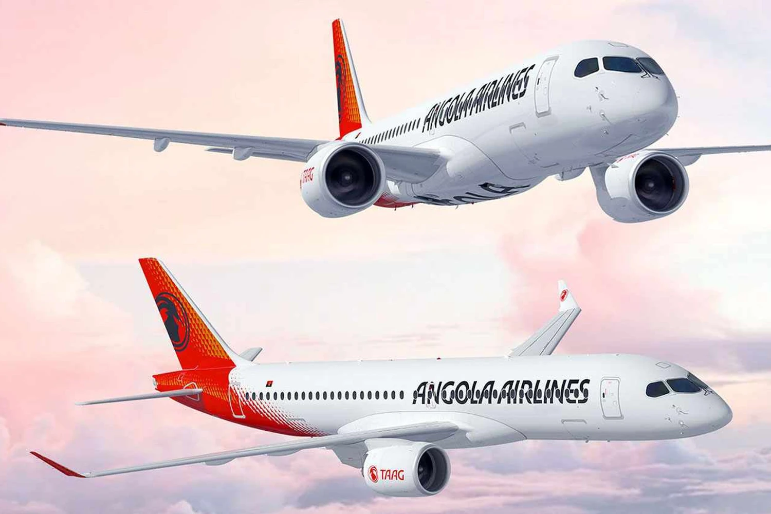 TAAG revela novo esquema de pintura de suas aeronaves