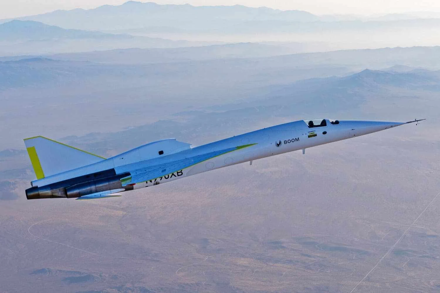 Avião supersônico XB-1 conclui segundo voo de testes