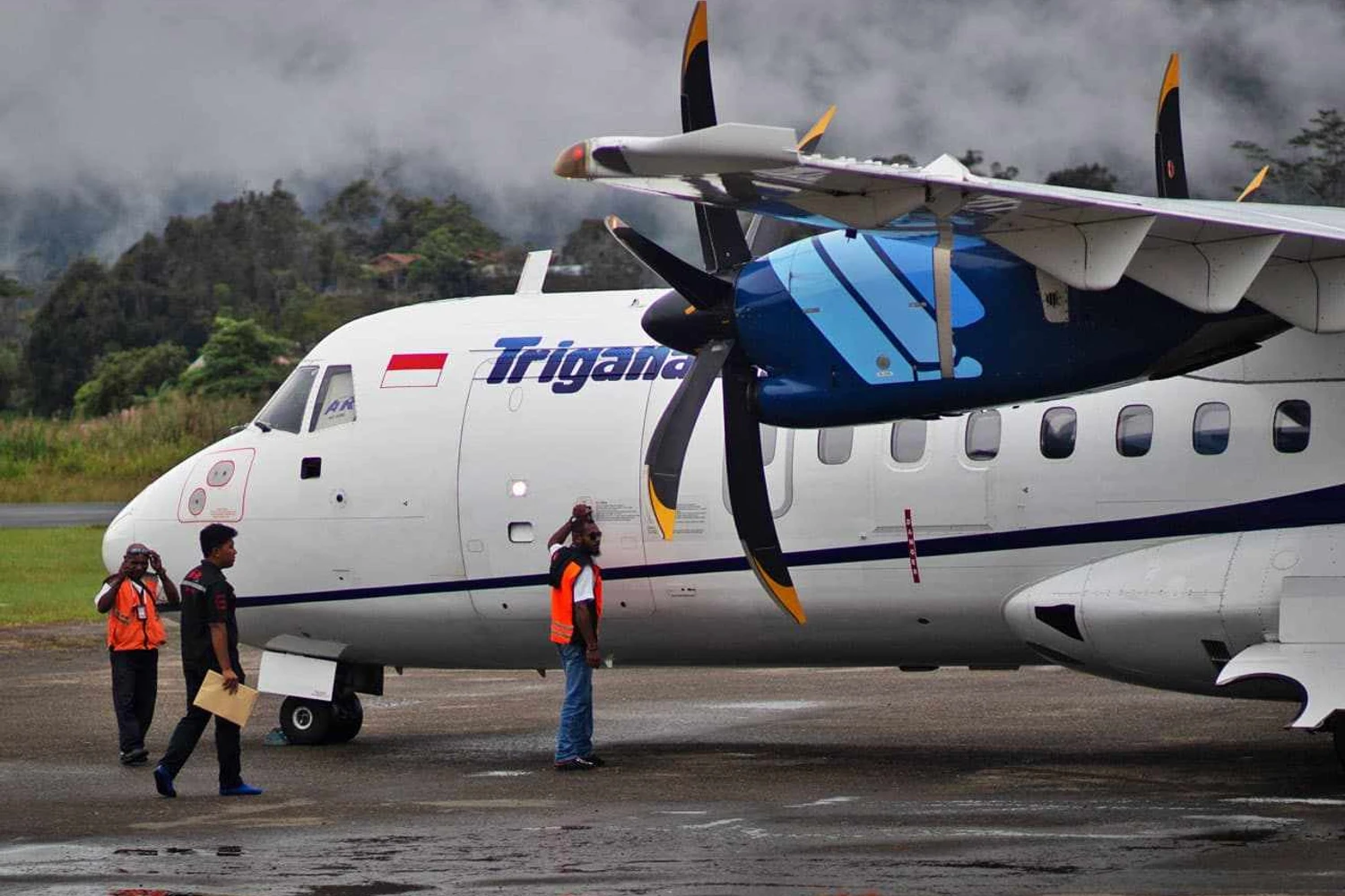A Trigana Air foi fundada em 1991 e voa com antigos turboélices e Boeing 737