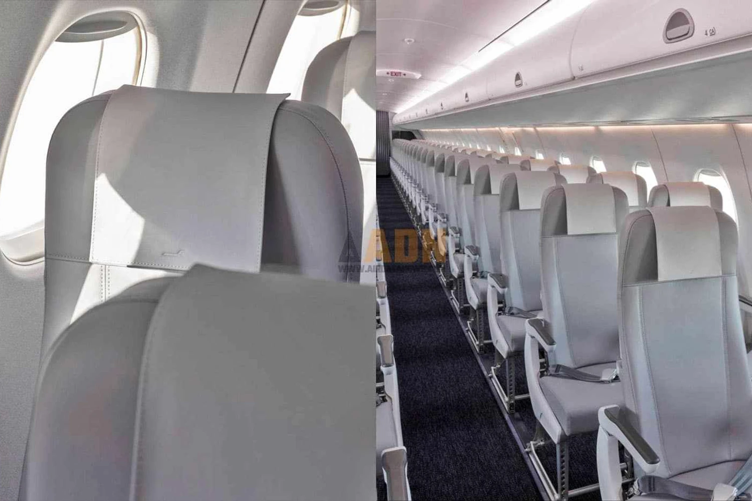 Aeronave possui 100 assentos