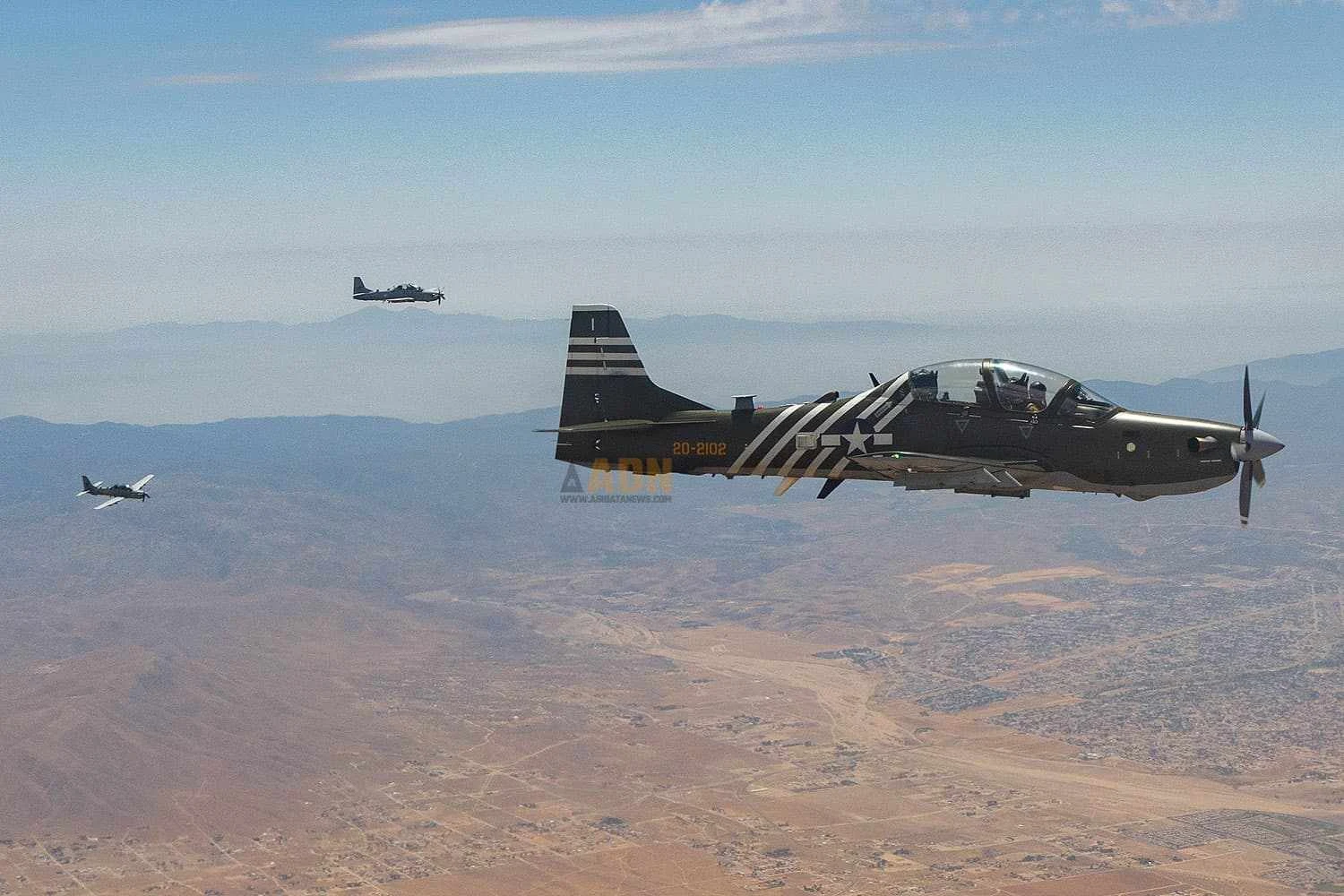 Embraer Super Tucano foi parar na base aérea secreta dos EUA