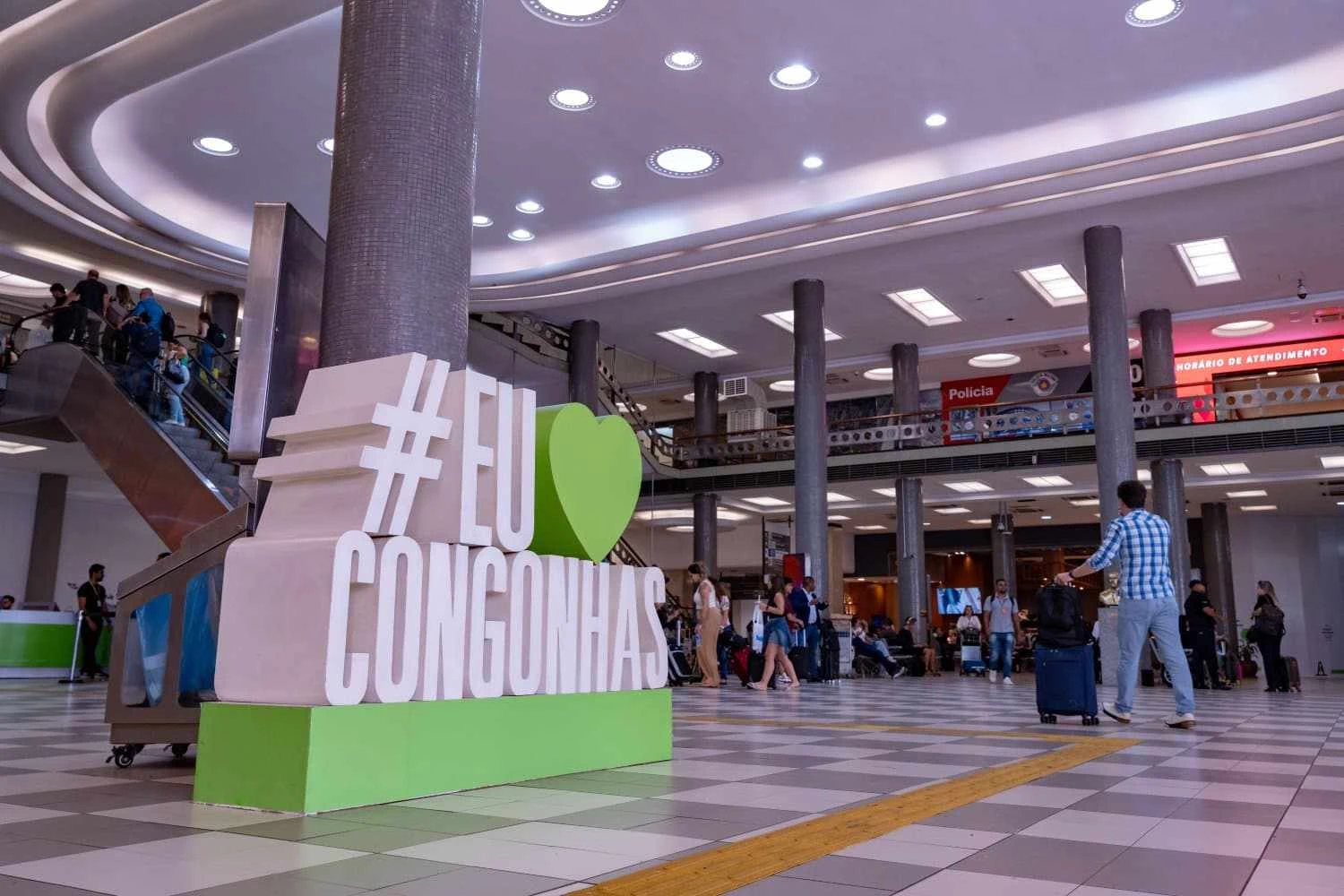 Saguão do Aeroporto de Congonhas (Aena)