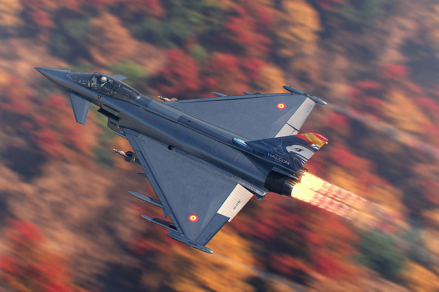 A Espanha terá 115 caças Eurofighter na próxima década (Airbus)