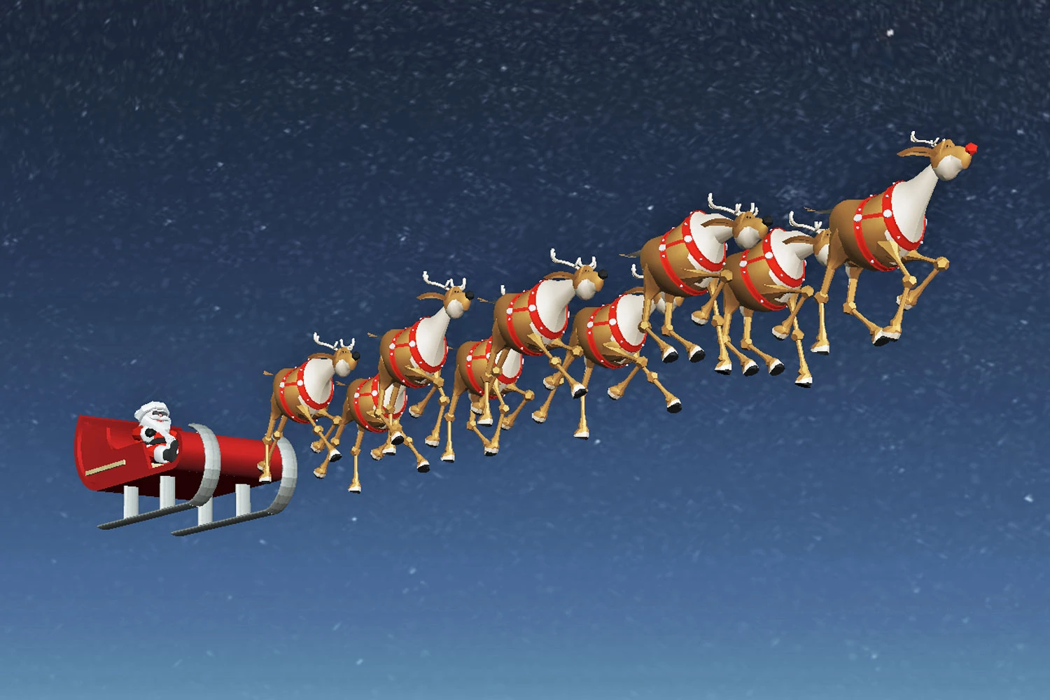 Acompanhe o trenó do Papai Noel pelo Flight Radar 24