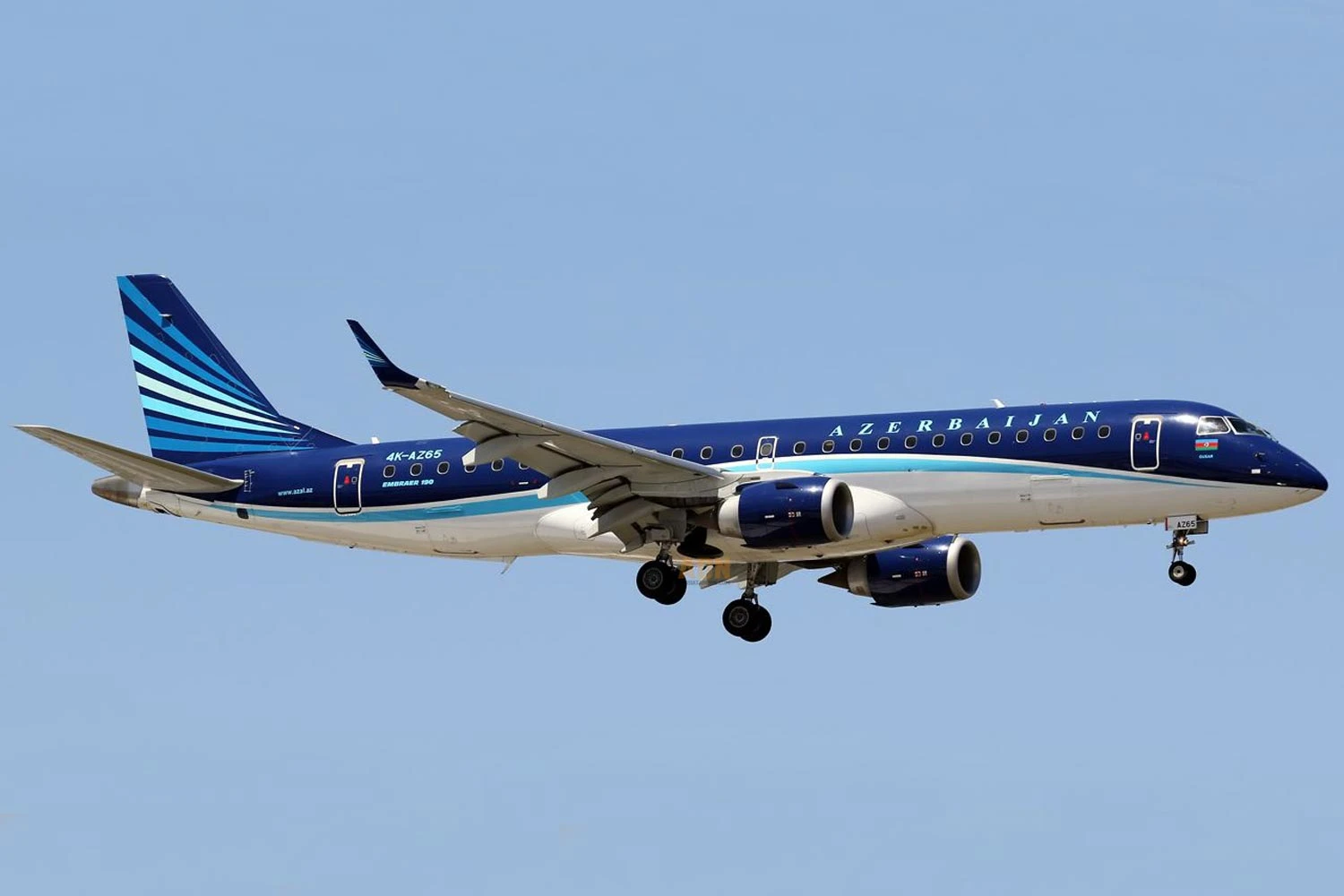O jato E190 4k-AZ65 que caiu no Cazaquist&atilde;o