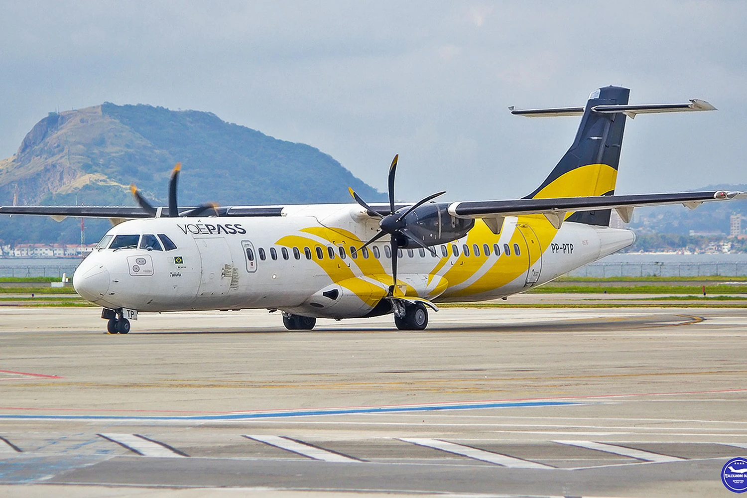 ATR 72-500 PP-PTP que estava afastado do serviço desde setembro de 2022 (Alexandro Dias)