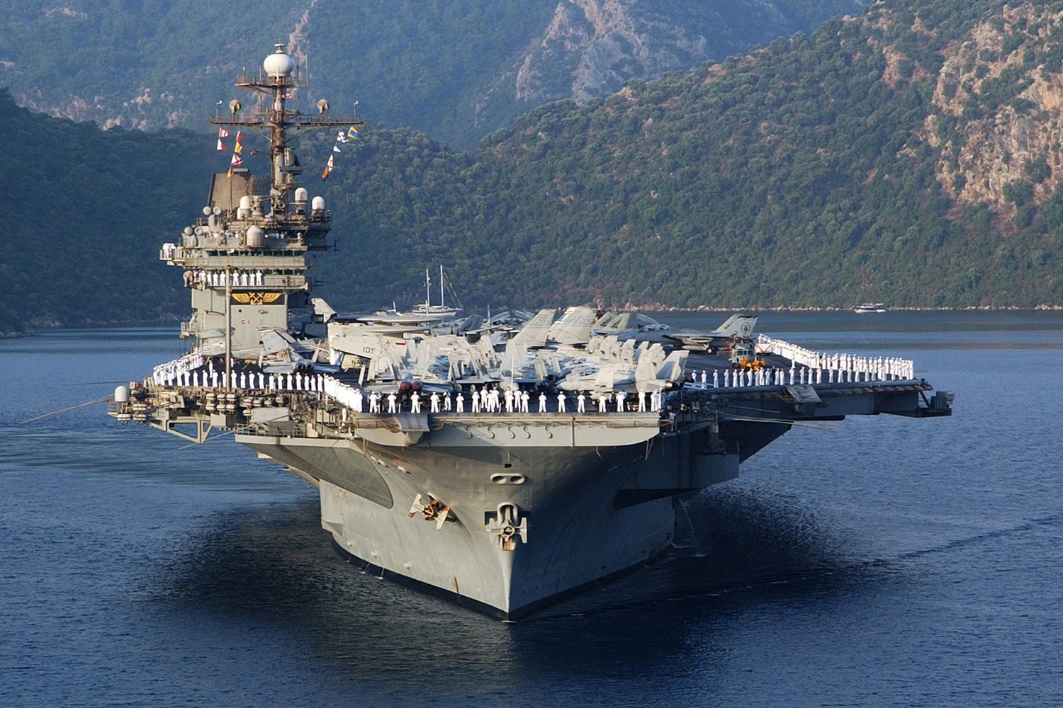 O USS John F. Kennedy serviu de 1968 a 2007 (USN)