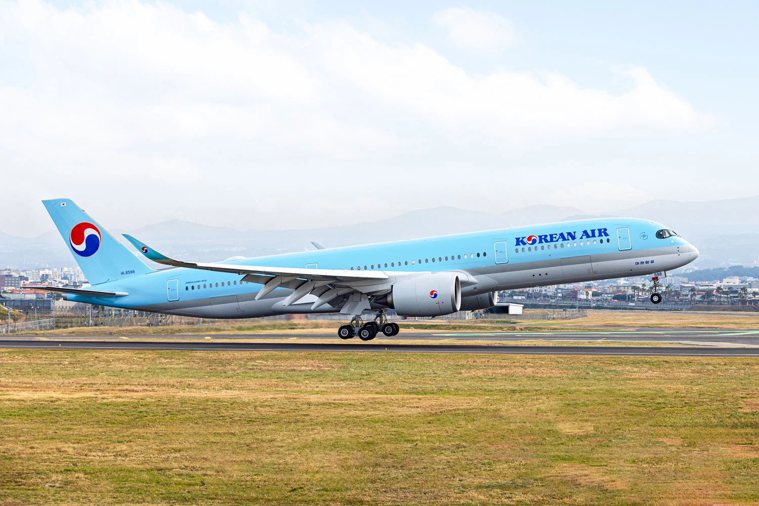 Um dos A350 recebidos pela Korean Air (Korean Air)
