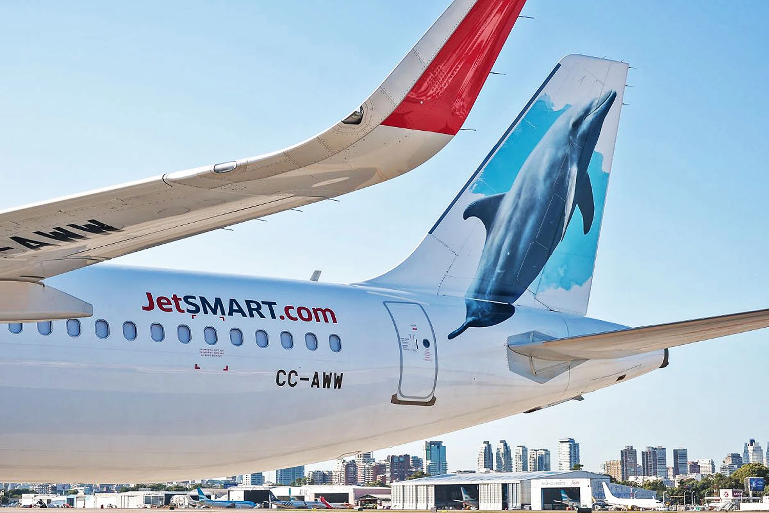 Aeronave voava na JetSmart do Chile (JetSmart)