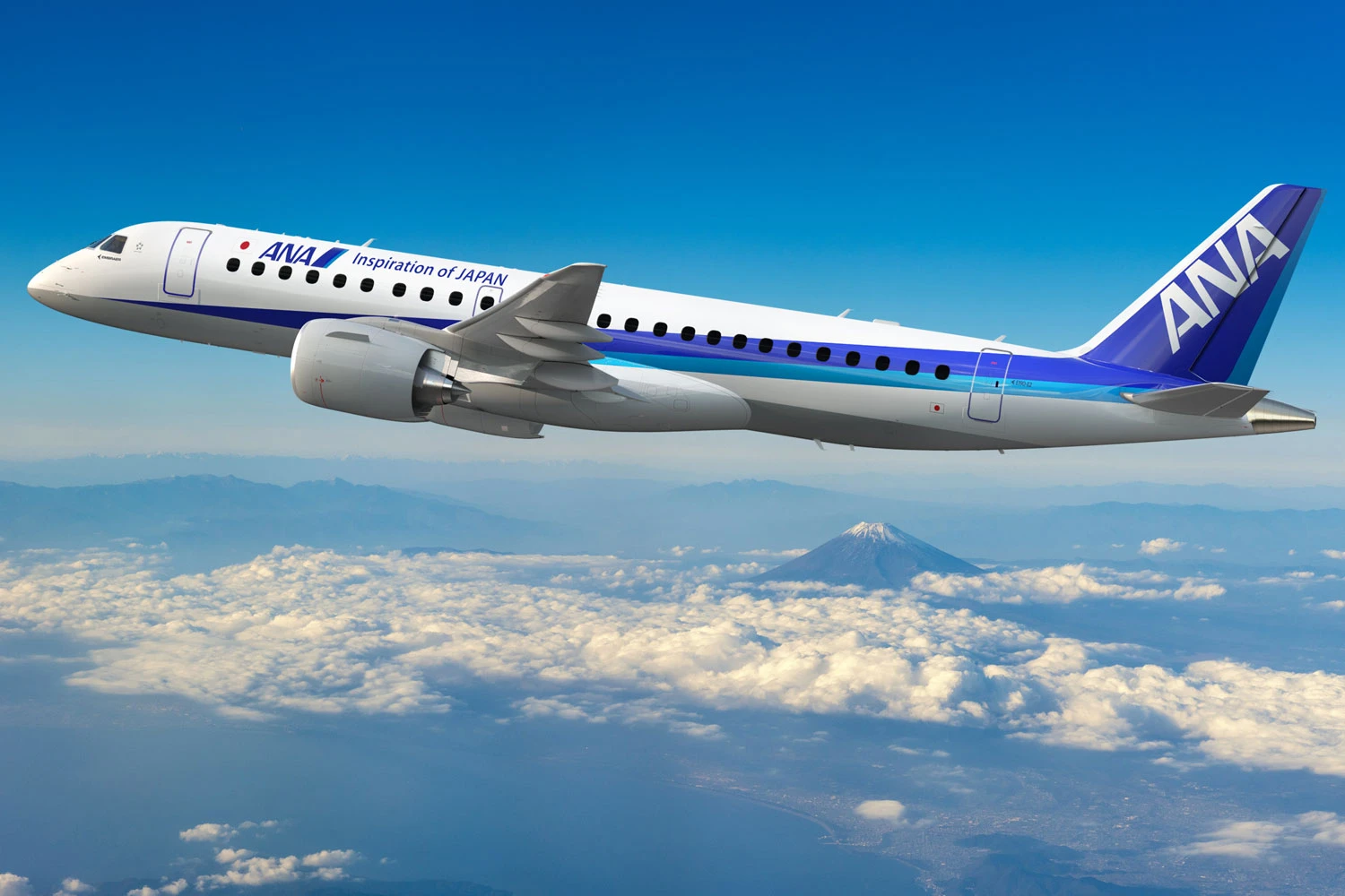 A ANA vai receber 15 jatos E190-E2 e pode comprar outros cinco (Embraer)