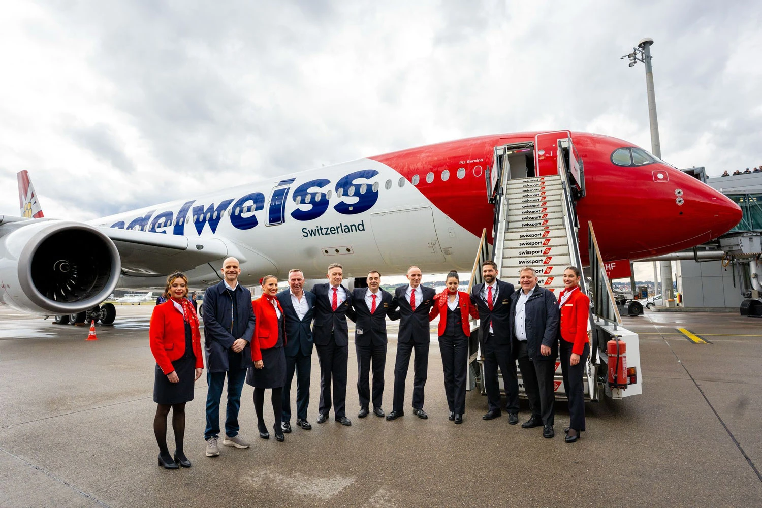 Edelweiss recebeu primeiro Airbus A350-900, que voou pela LATAM