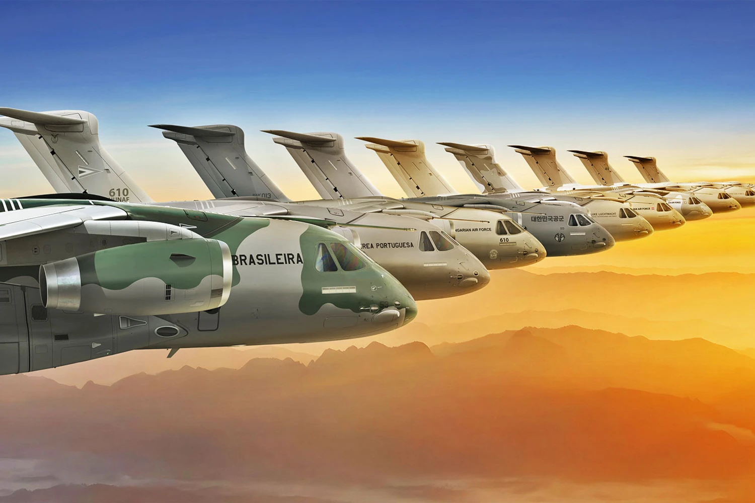 Operadores do C-390